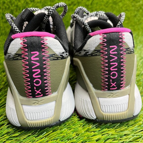 Reebok Nano X1 Adventure Womens Size 5W Gray Black Pink Composite Toe Work Shoes - Picture 6 of 10